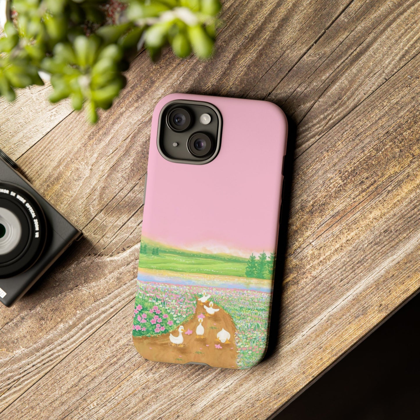 Pastel Floral Phone Case, Tough Cases for Nature Lovers, Cute Phone Accessories, Spring Gifts, Unique Mobile Covers