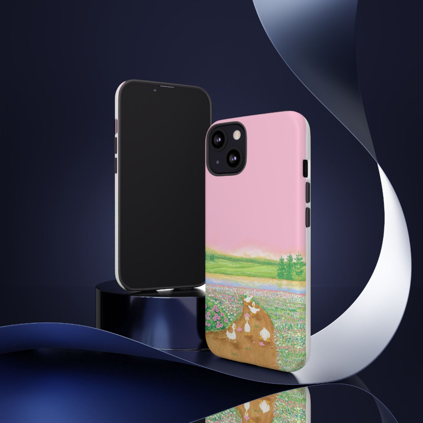 Pastel Floral Phone Case, Tough Cases for Nature Lovers, Cute Phone Accessories, Spring Gifts, Unique Mobile Covers