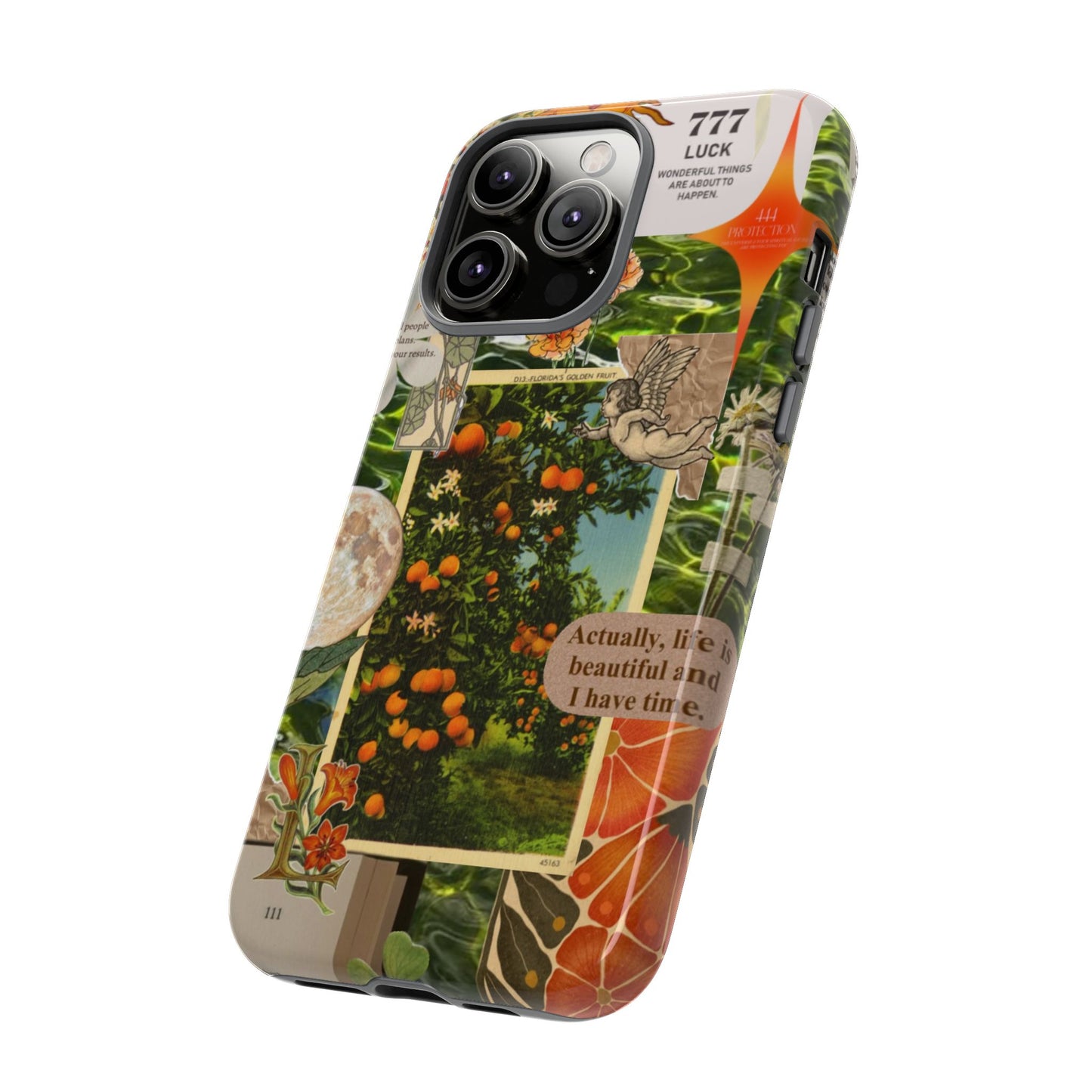 Tough Cases - Vibrant iPhone Case for Nature Lovers, Floral Phone Cover, Eco-Friendly, Inspirational Gift, Unique Phone Accessory