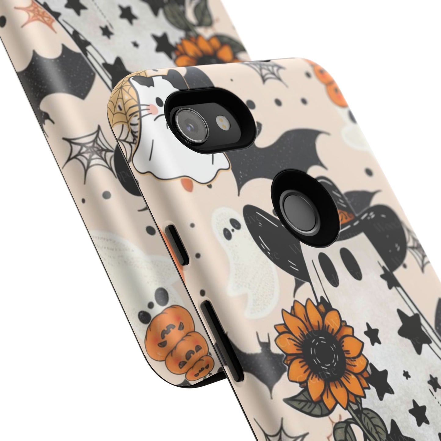 Cute Ghost Phone Case, Halloween Decor, Spooky Gift, Fall Accessories, Pumpkin Lover's Gift, Autumn Vibes, Trick or Treat