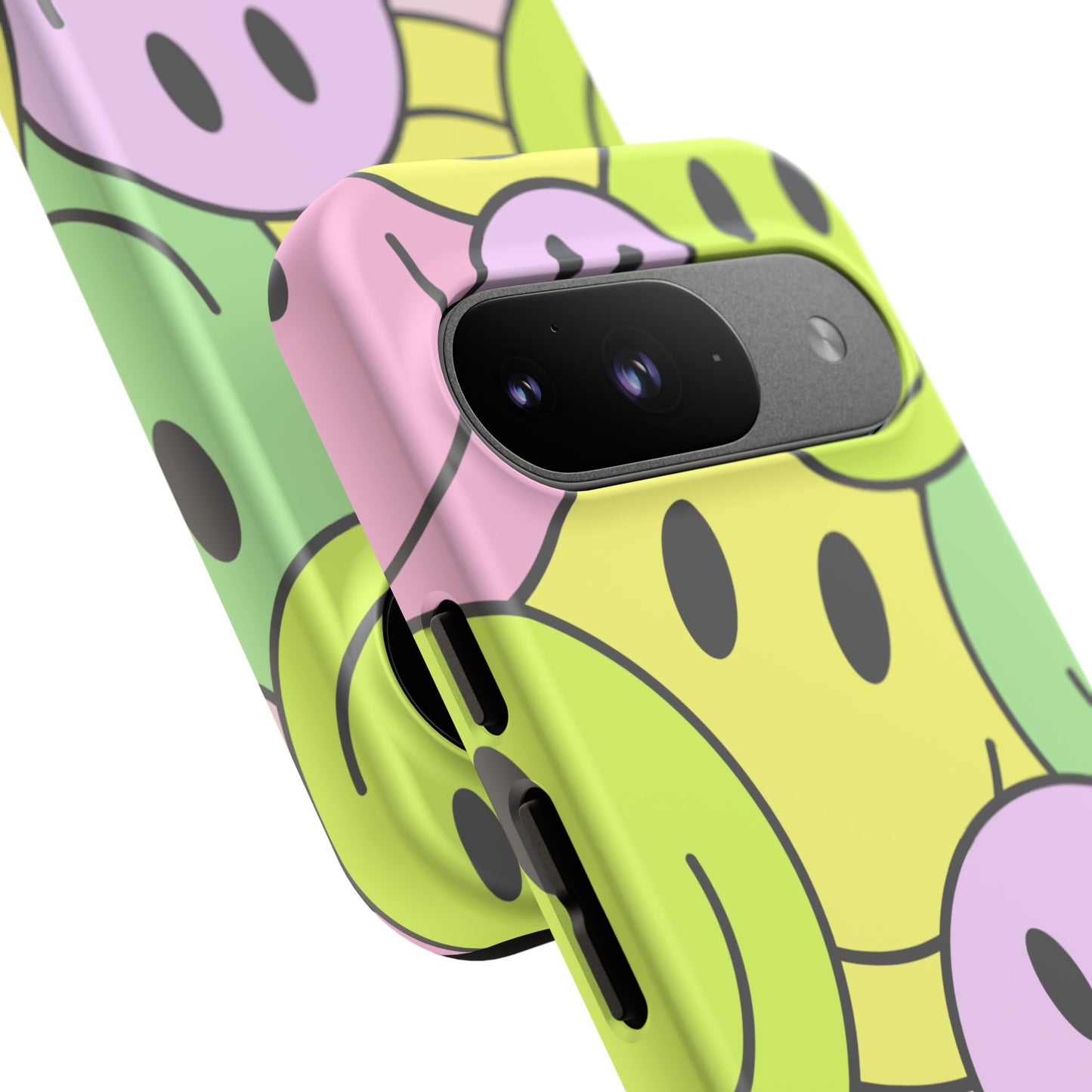 Colorful Smile Face Phone Case - Tough Protection & Fun Design