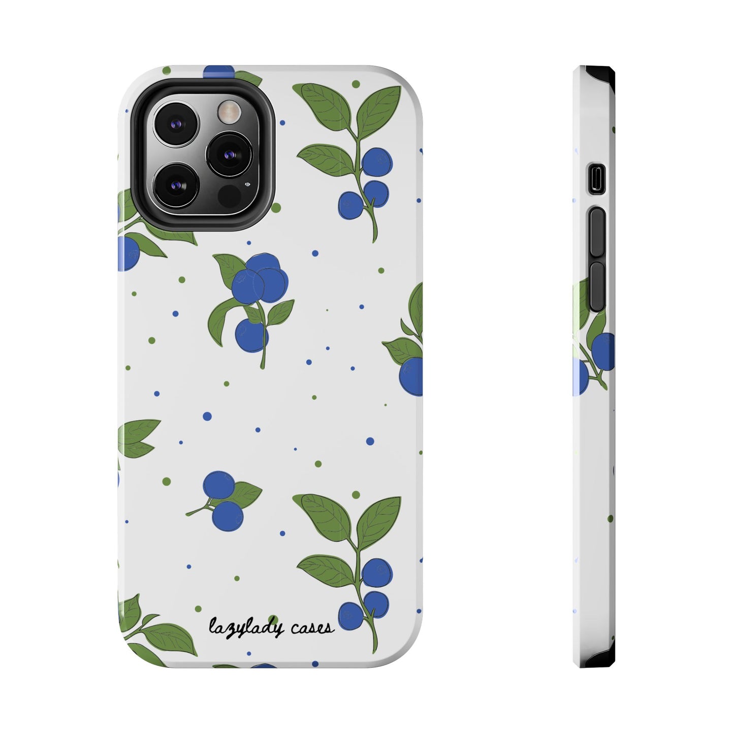 Blueberry Tough Phone Case - Durable Berry Design for Everyday Protection
