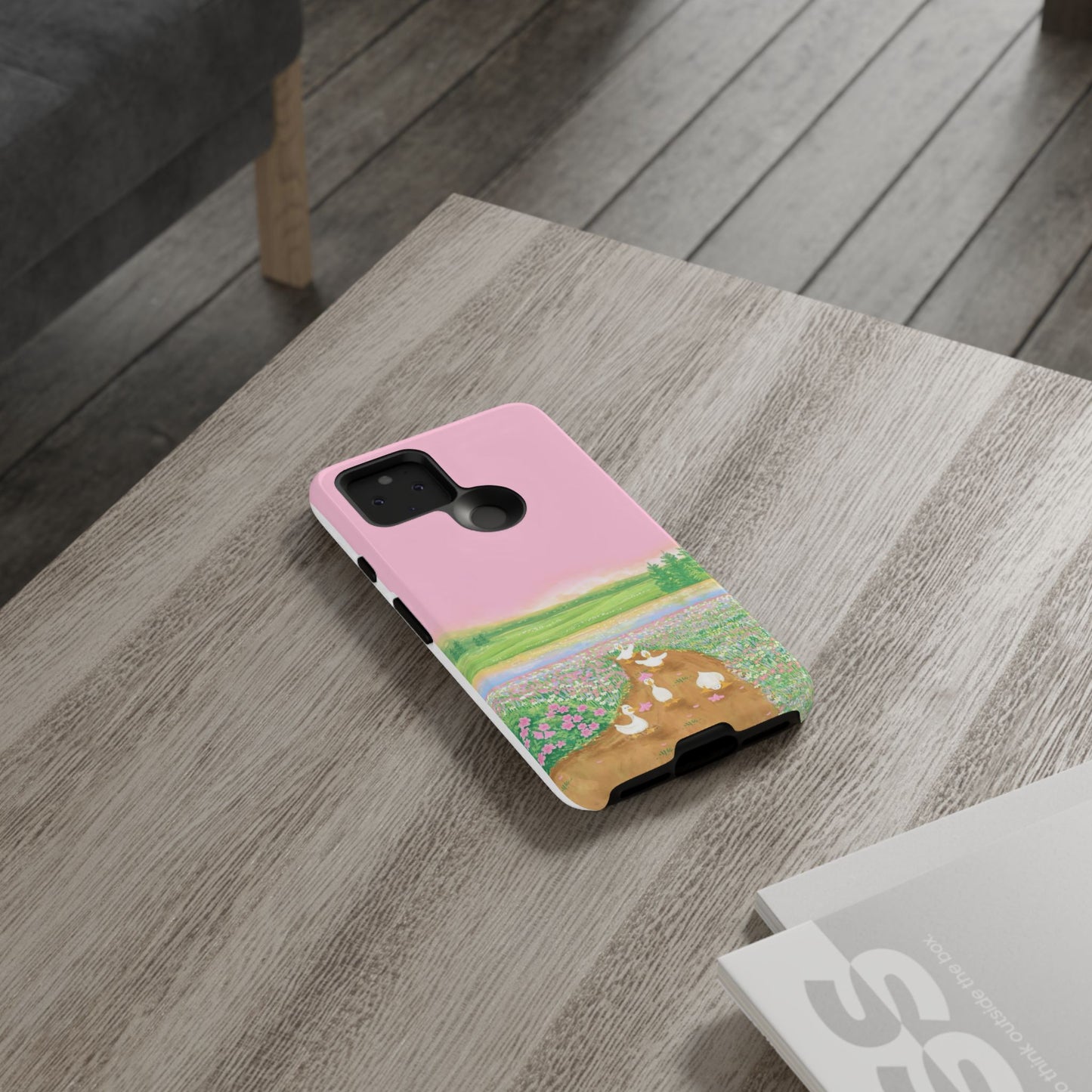 Pastel Floral Phone Case, Tough Cases for Nature Lovers, Cute Phone Accessories, Spring Gifts, Unique Mobile Covers
