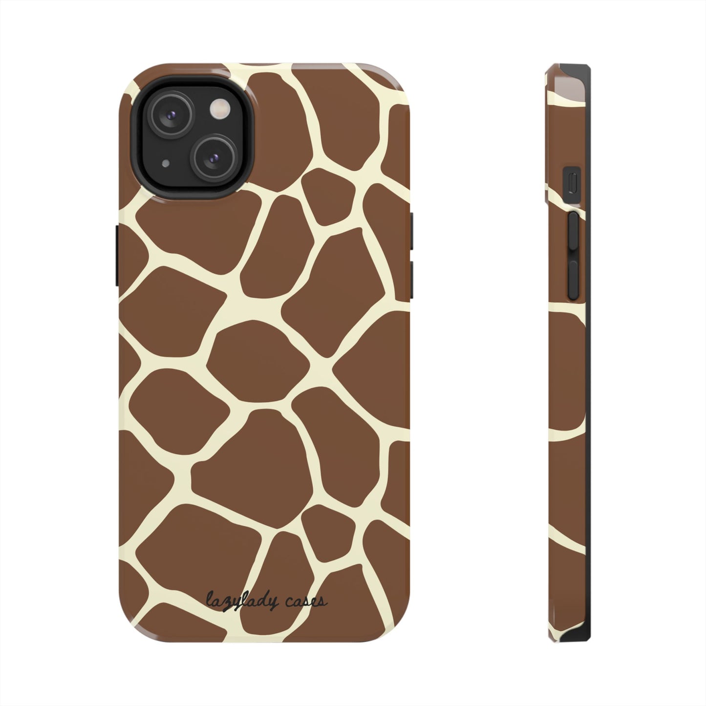 Giraffe Print Tough Phone Case for Animal Lovers