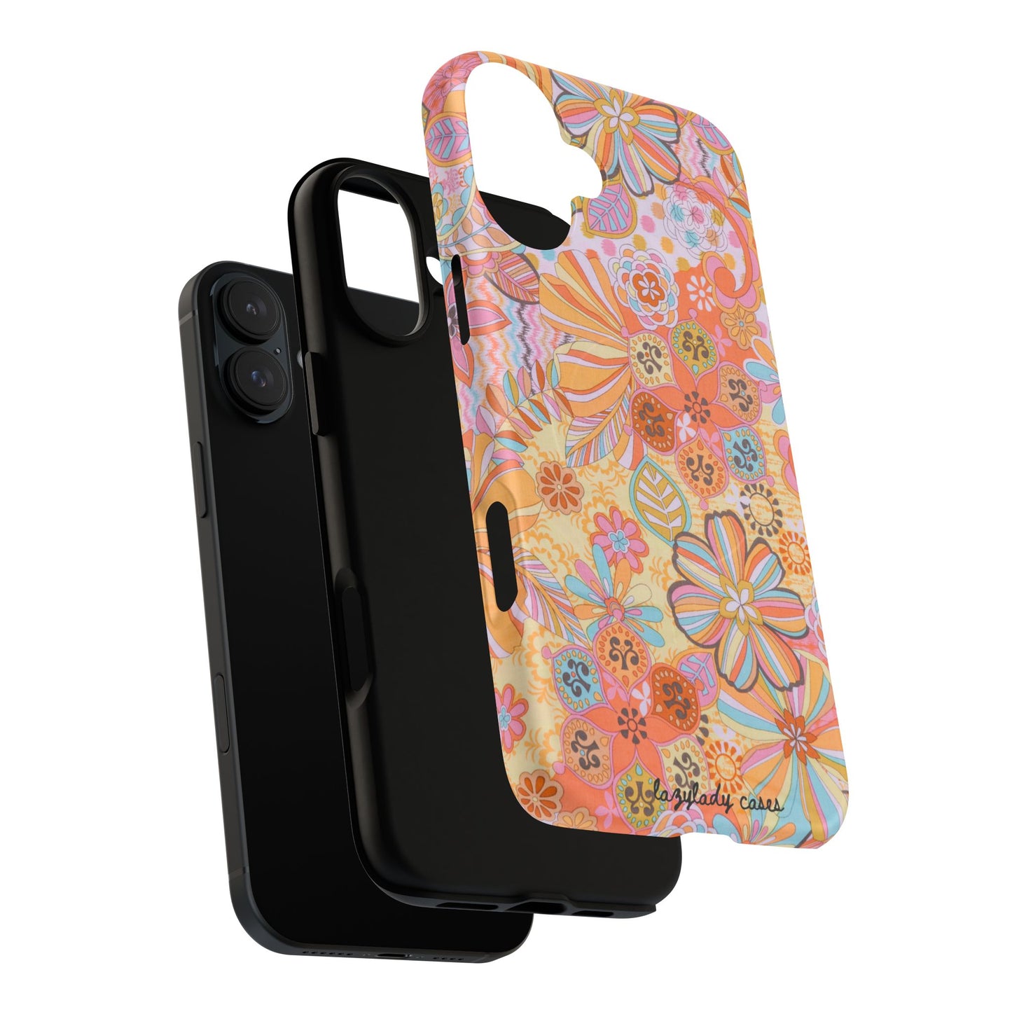 Floral Tough Magnetic Phone Case – Vibrant Floral Design