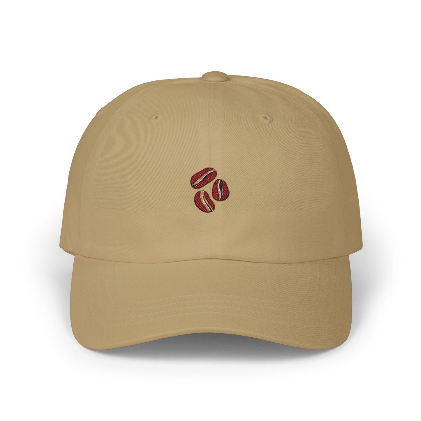 Coffee Bean Cap — Embroidered Micro Beans Baseball Hat