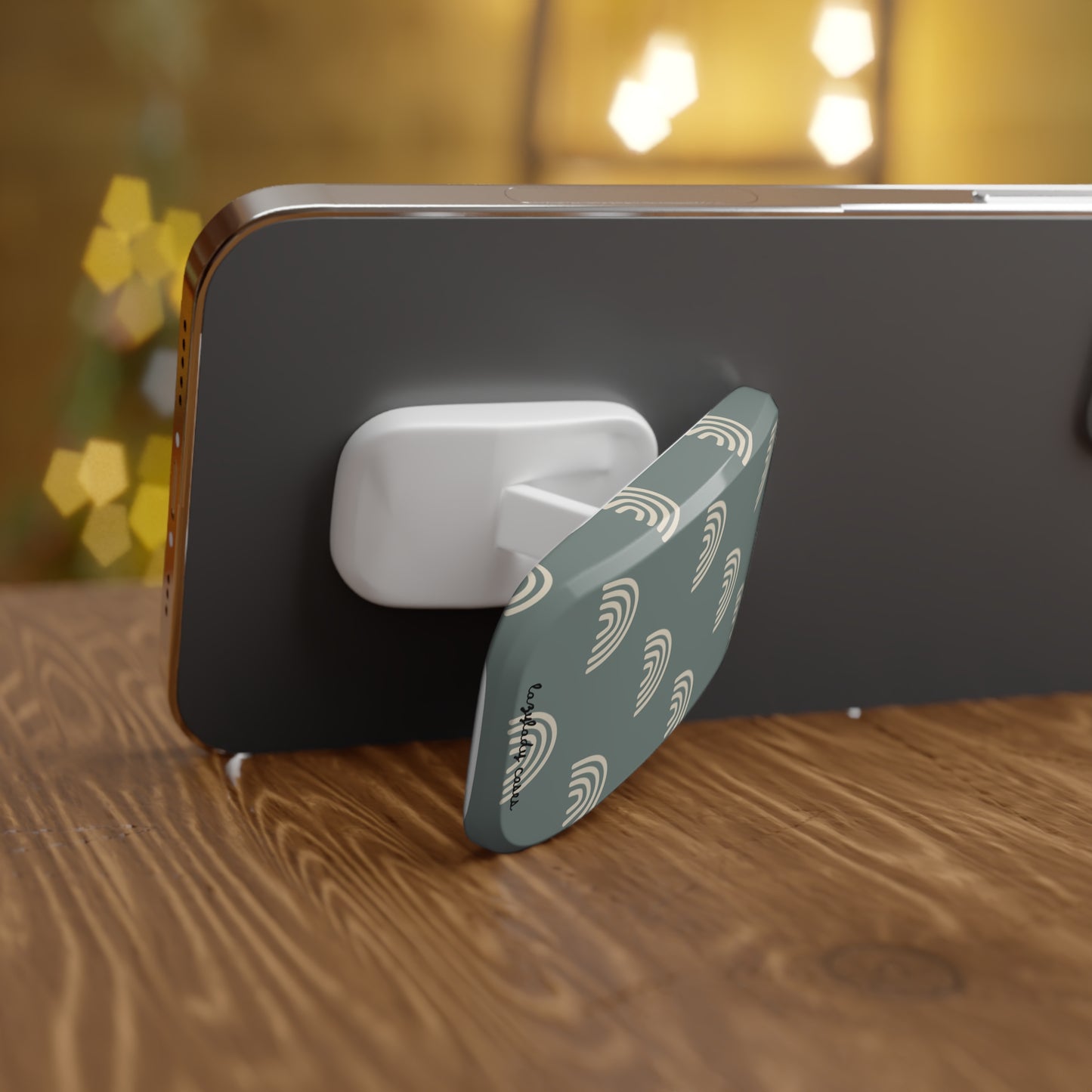Rainbow Phone Grip - Stylish Click-On Stand for Everyday Use