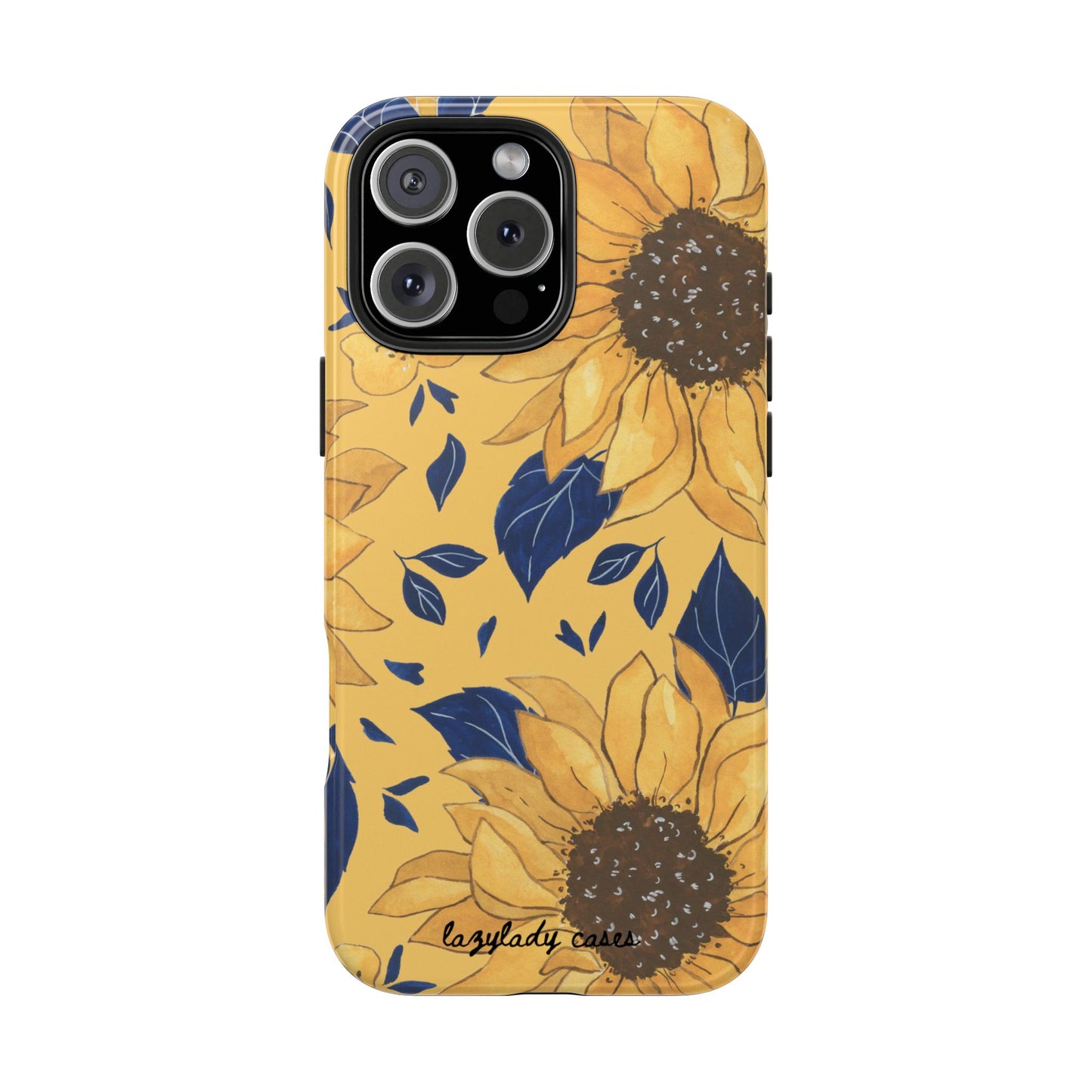Sunflower Tough Phone Case - Durable Floral Design for Nature Lovers