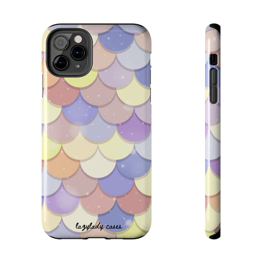 Mermaid Scale Tough Phone Case - Durable Protection with Colorful Design