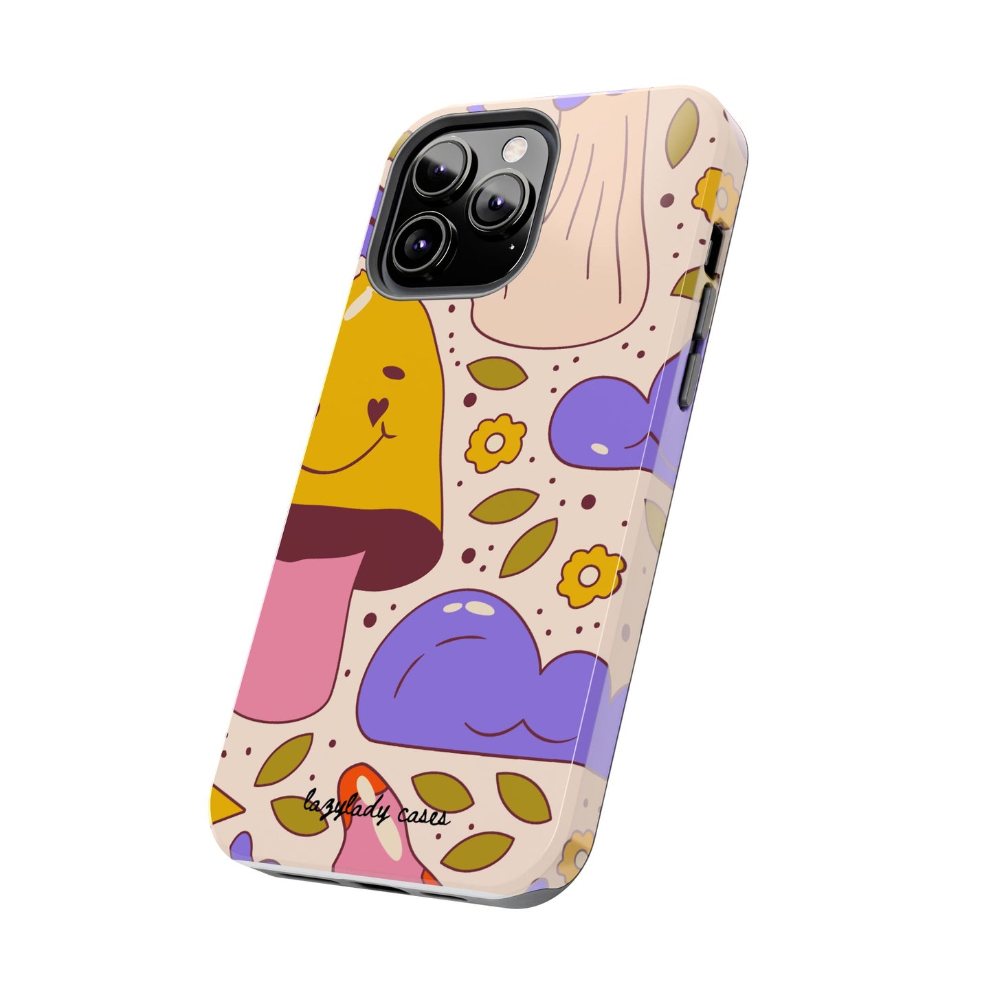Whimsical Mushroom Phone Case - Tough & Fun Design for Nature Lovers