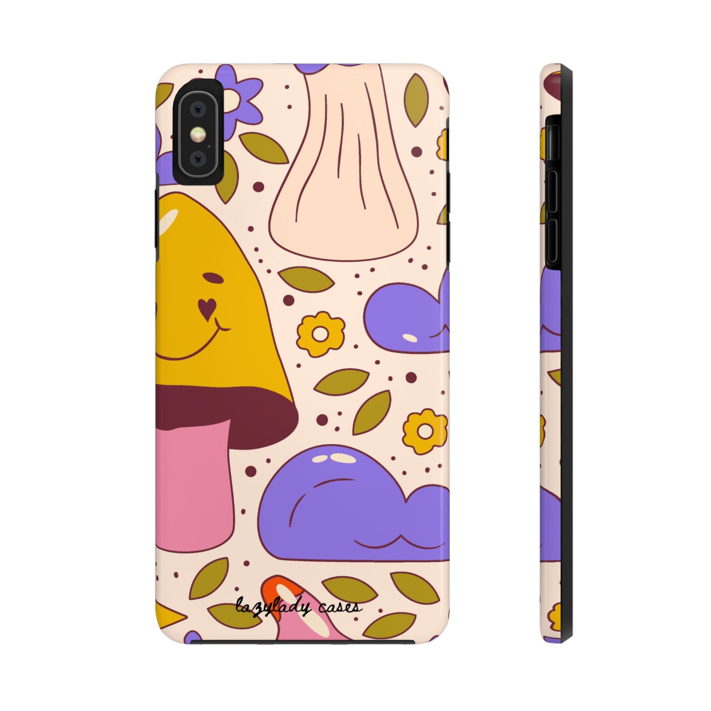 Whimsical Mushroom Phone Case - Tough & Fun Design for Nature Lovers