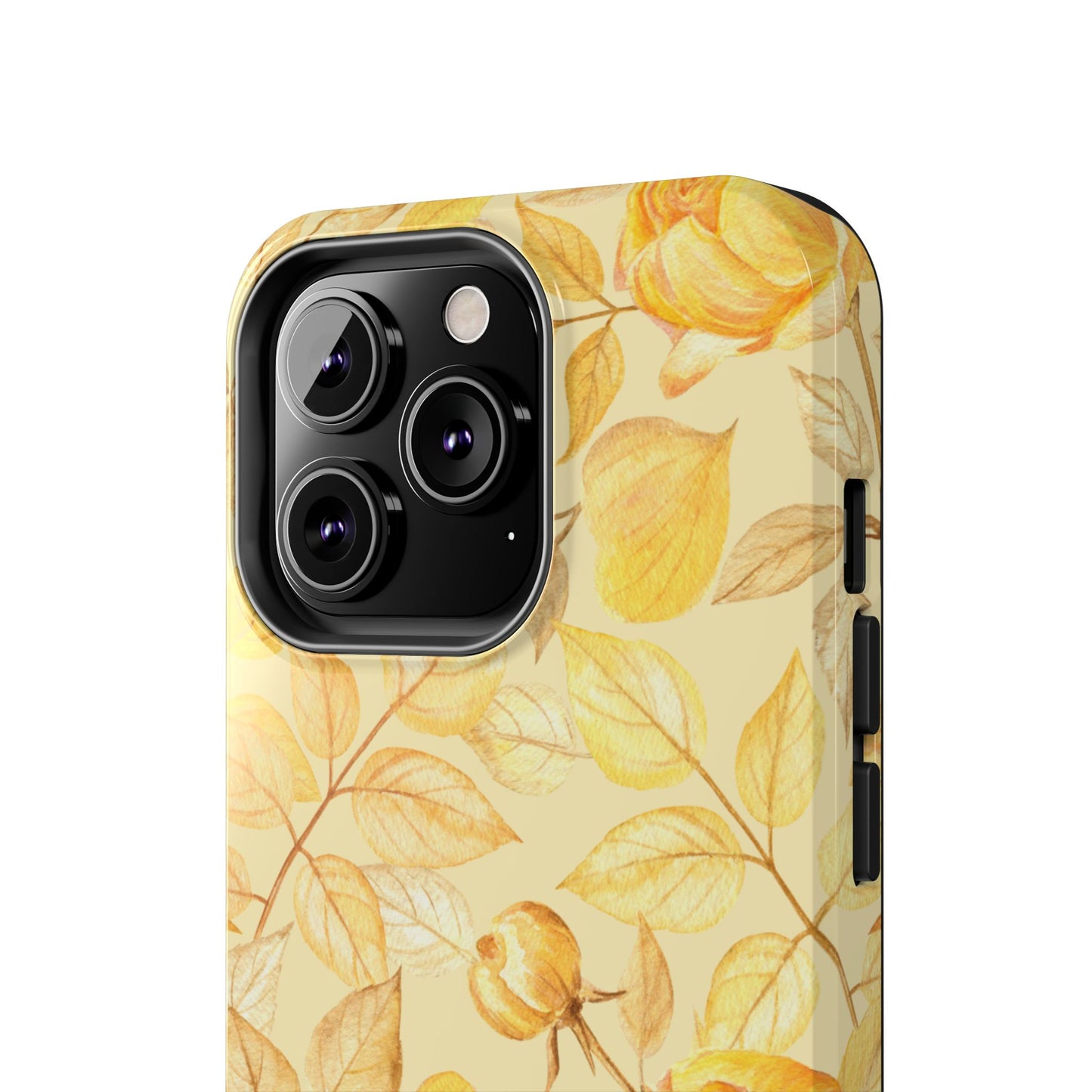 Yellow Dusk Tough Phone Case – Durable Protection with Yellow Roses Design