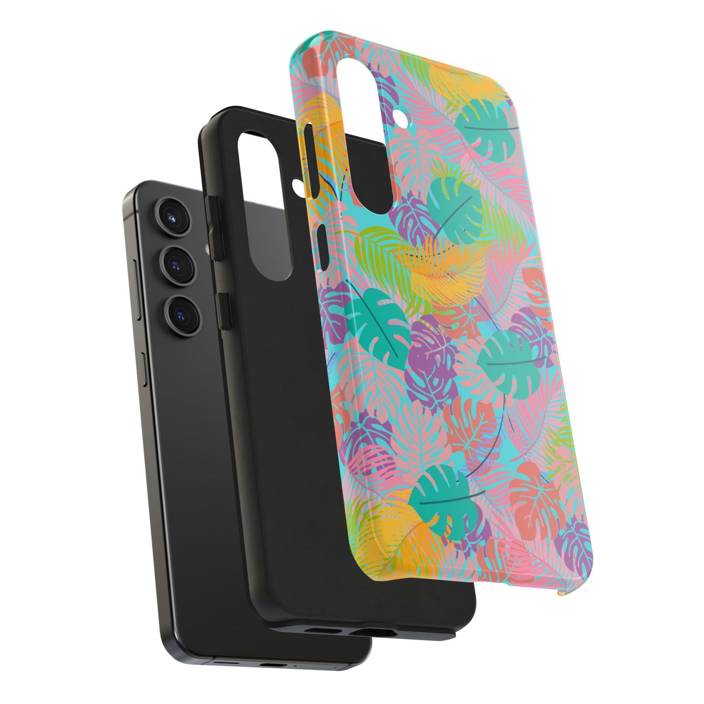 Tropical Jungle Phone Case - Funky Floral Design, Summer Accessory, Phone Protection, Gift for Nature Lovers, Stylish Phone Cover