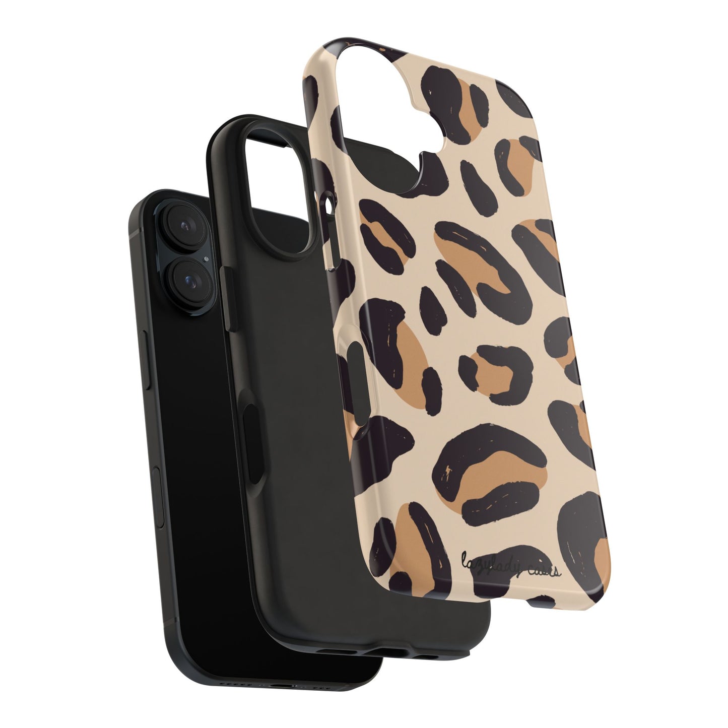 Chic Leopard Print Phone Case - Tough & Stylish Protection