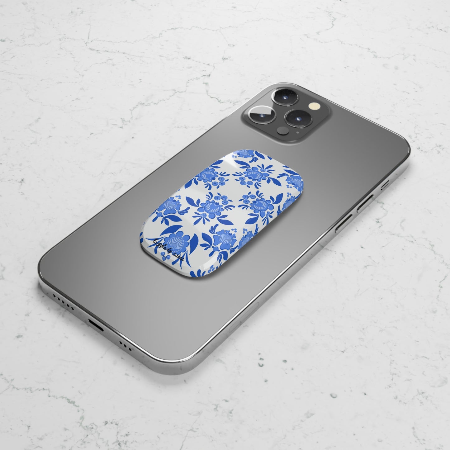 Floral Design Phone Grip - Stylish and Functional Phone Stand