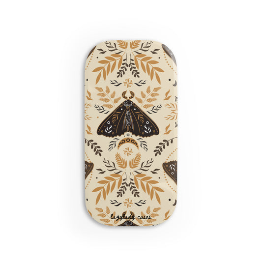 Vintage Floral Phone Grip - Stylish Click-On Accessory for Secure Holding