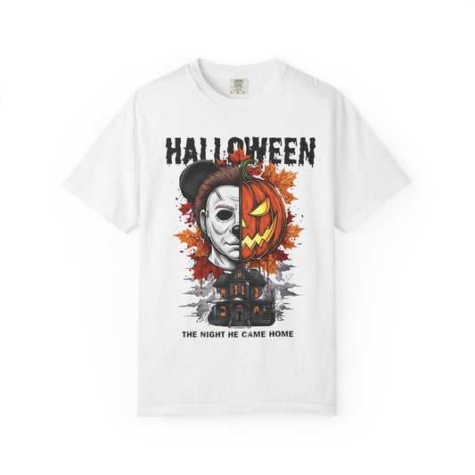 Halloween Graphic Tee, Unisex Spooky Shirt, Michael Myers T-shirt, Horror Movie Apparel, Fall Festival Clothing