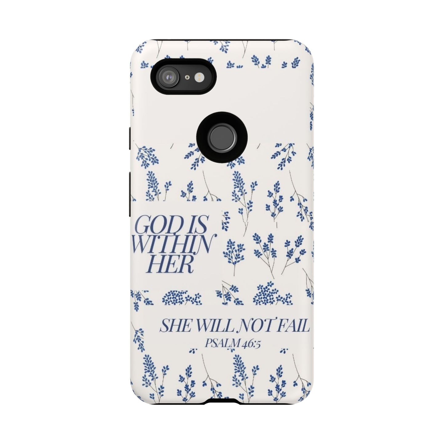 Within Her Cases - Floral Phone Case with Inspirational Quote, Motivational Gifts for Her, Bible Verse Design, Durable Case for iPhone, [...]