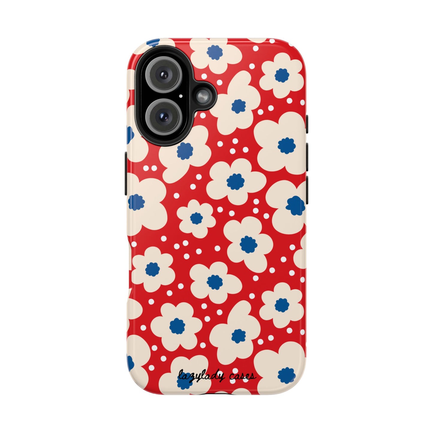 Blossom Floral Tough Phone Case - Durable Protection with Vintage Charm