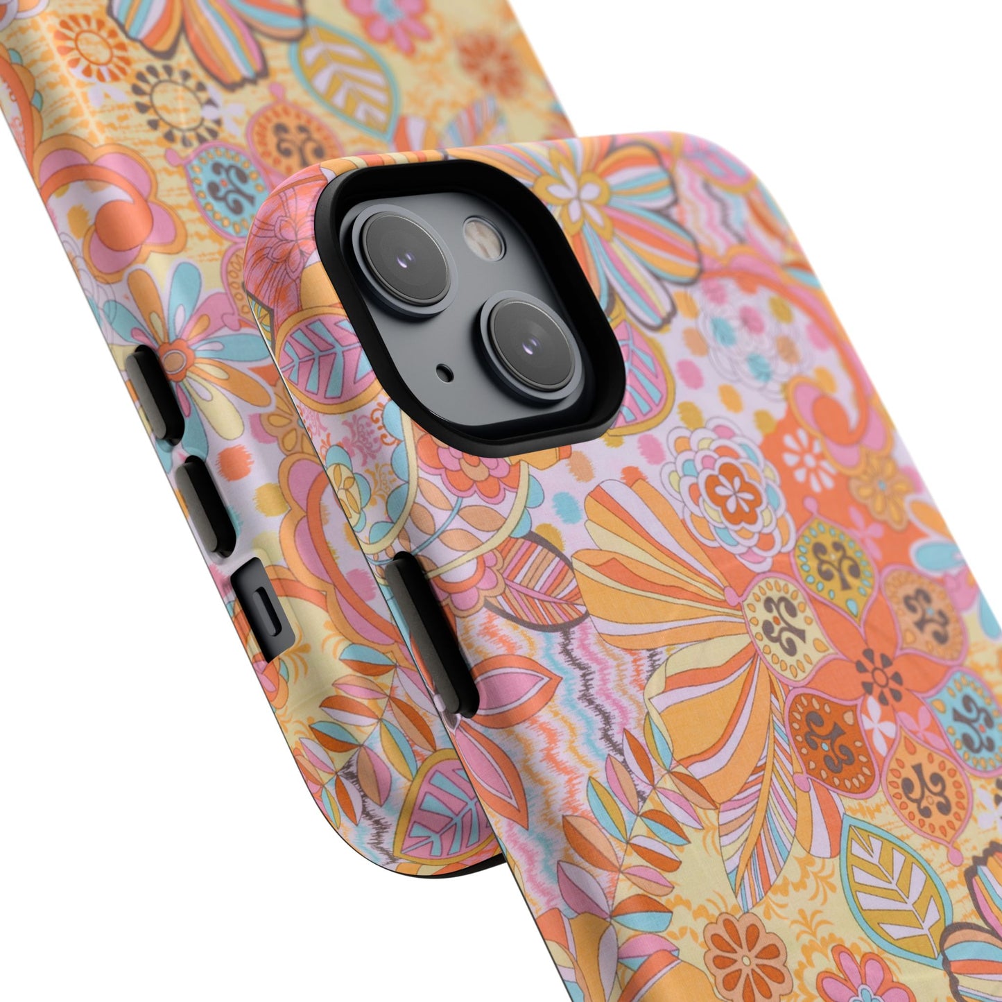 Floral Tough Magnetic Phone Case – Vibrant Floral Design