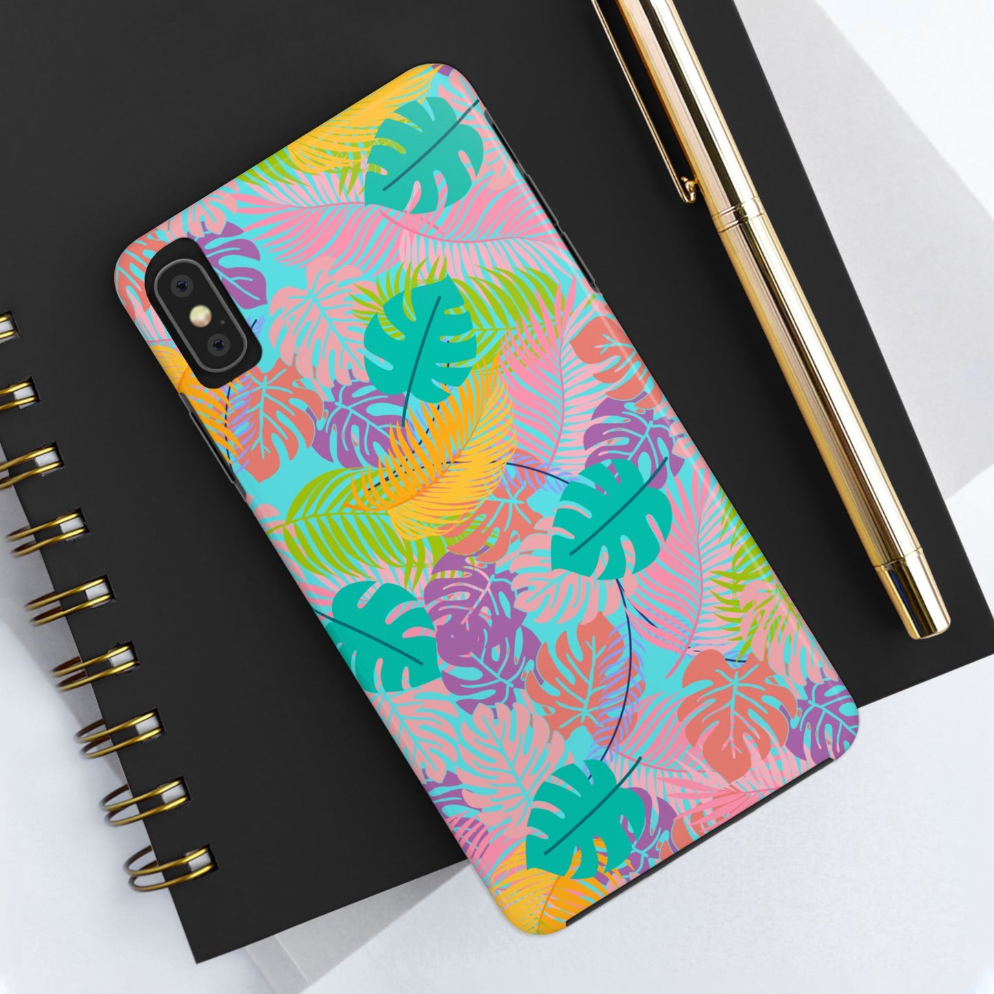 Tropical Jungle Phone Case - Funky Floral Design, Summer Accessory, Phone Protection, Gift for Nature Lovers, Stylish Phone Cover