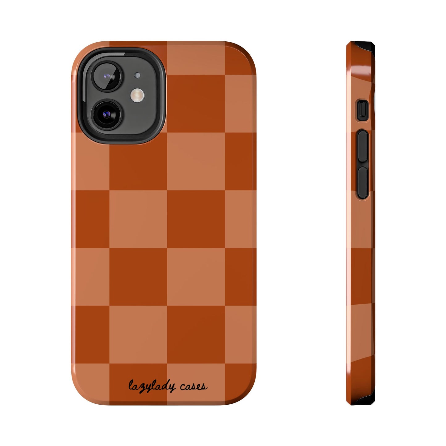 Rustic Checker Phone Cases - Durable & Stylish for Everyday Protection