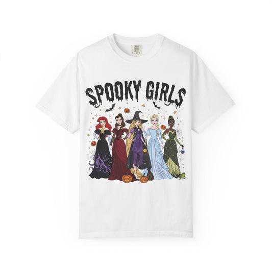 Spooky Girls T-Shirt, Halloween Tee, Unisex Graphic Shirt, Cute Costume Top, Seasonal Apparel, Witchy Fashion