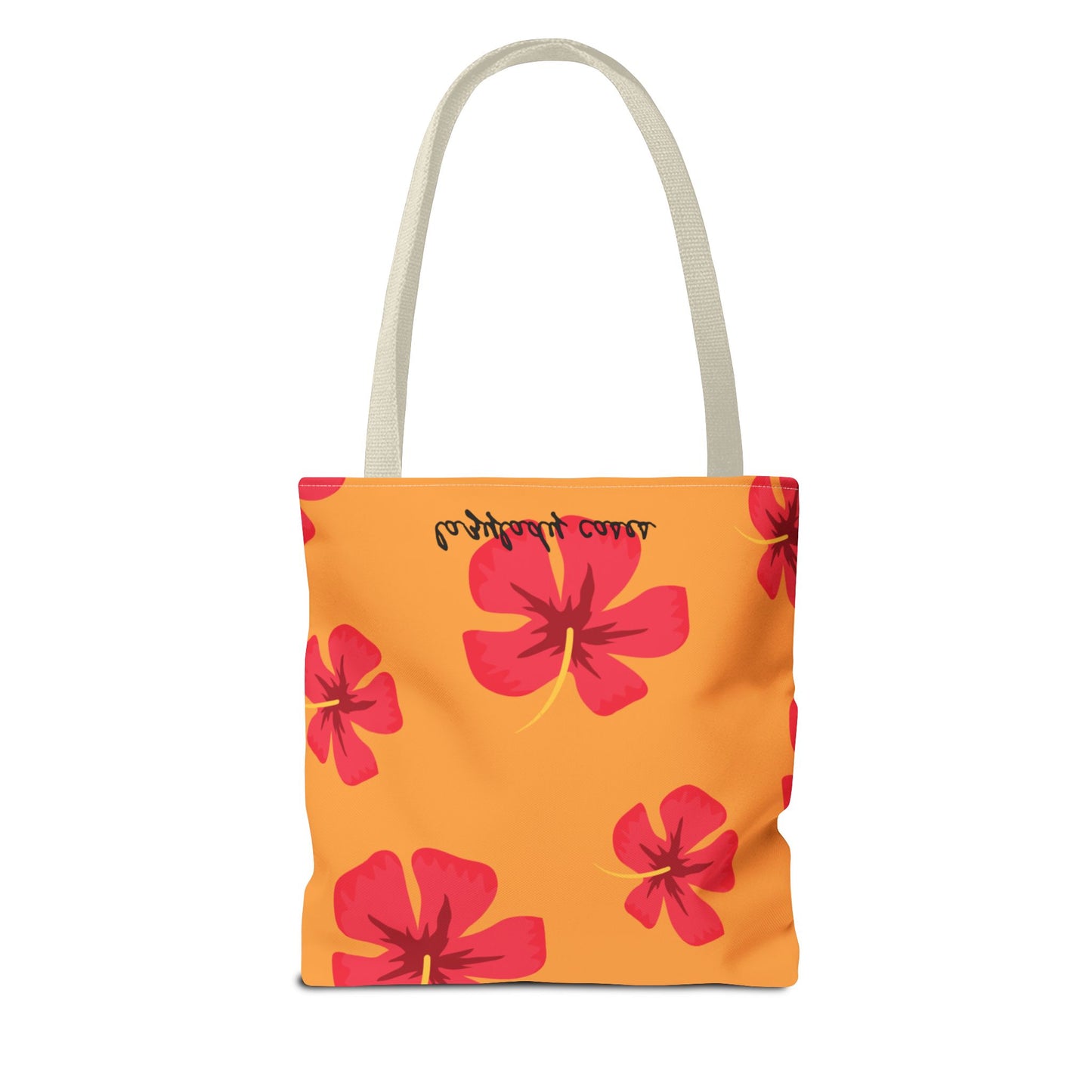 Tote Bag with Vibrant Floral Design - Perfect for Spring and Summer