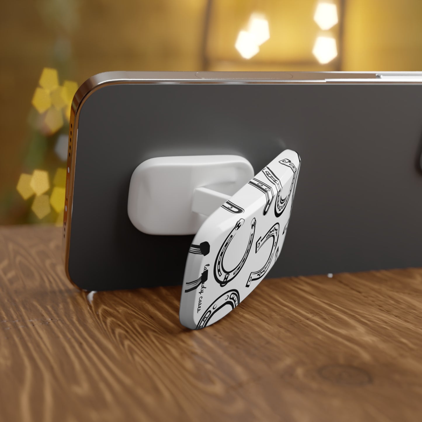 Horseshoe Phone Grip | Click-On Holder | Cute & Stylish