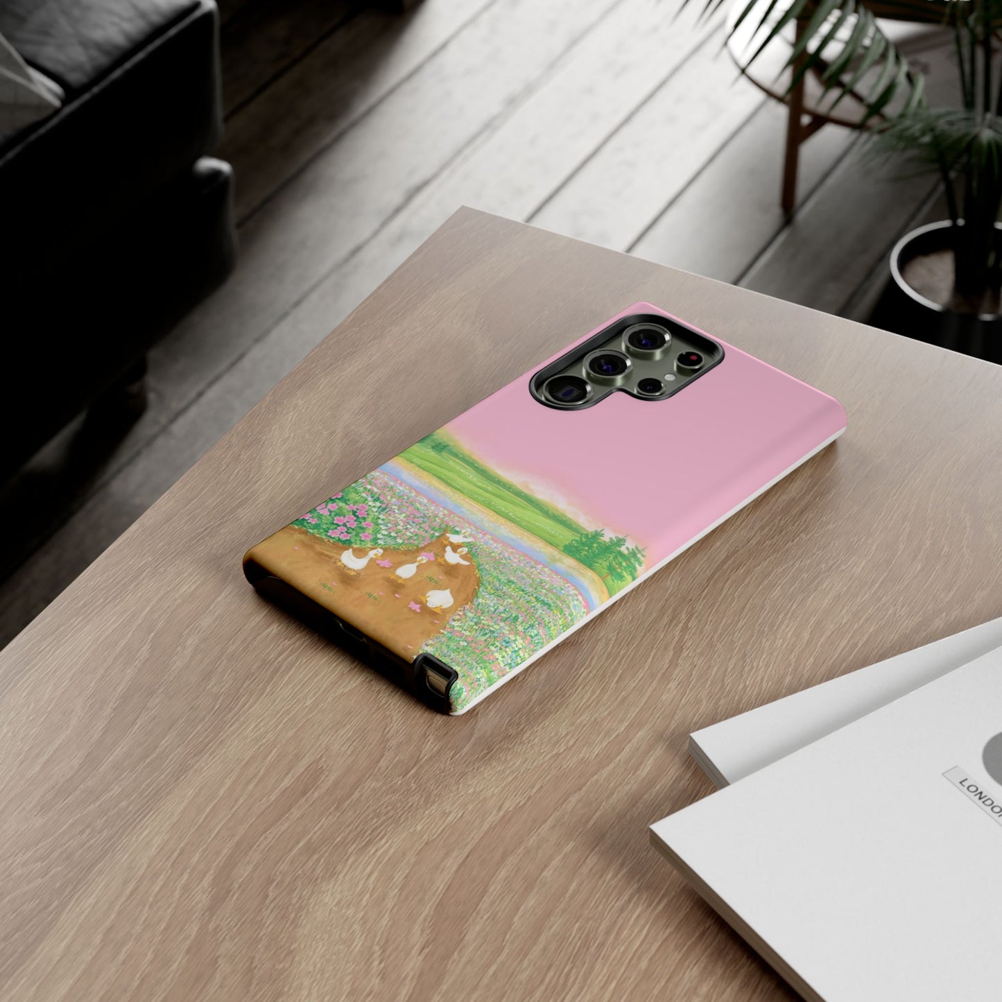 Pastel Floral Phone Case, Tough Cases for Nature Lovers, Cute Phone Accessories, Spring Gifts, Unique Mobile Covers