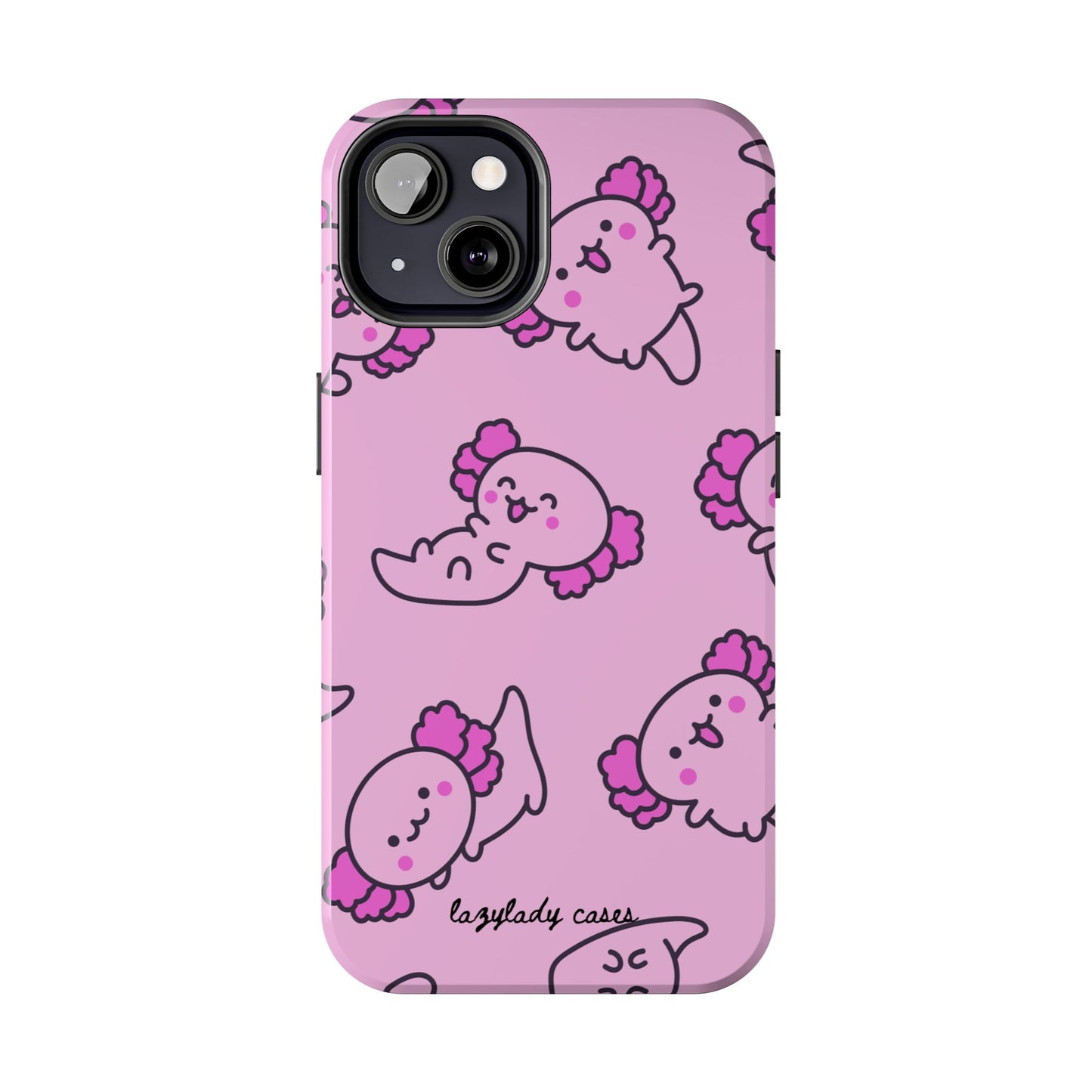 Cute Pink Sea Axo Phone Case - Tough & Stylish
