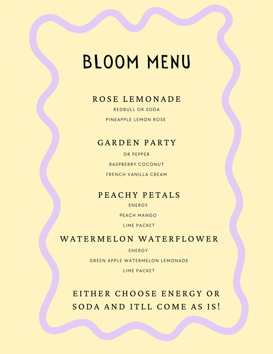 Bloom Menu