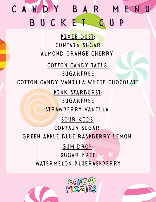 Candy Bar Buckets