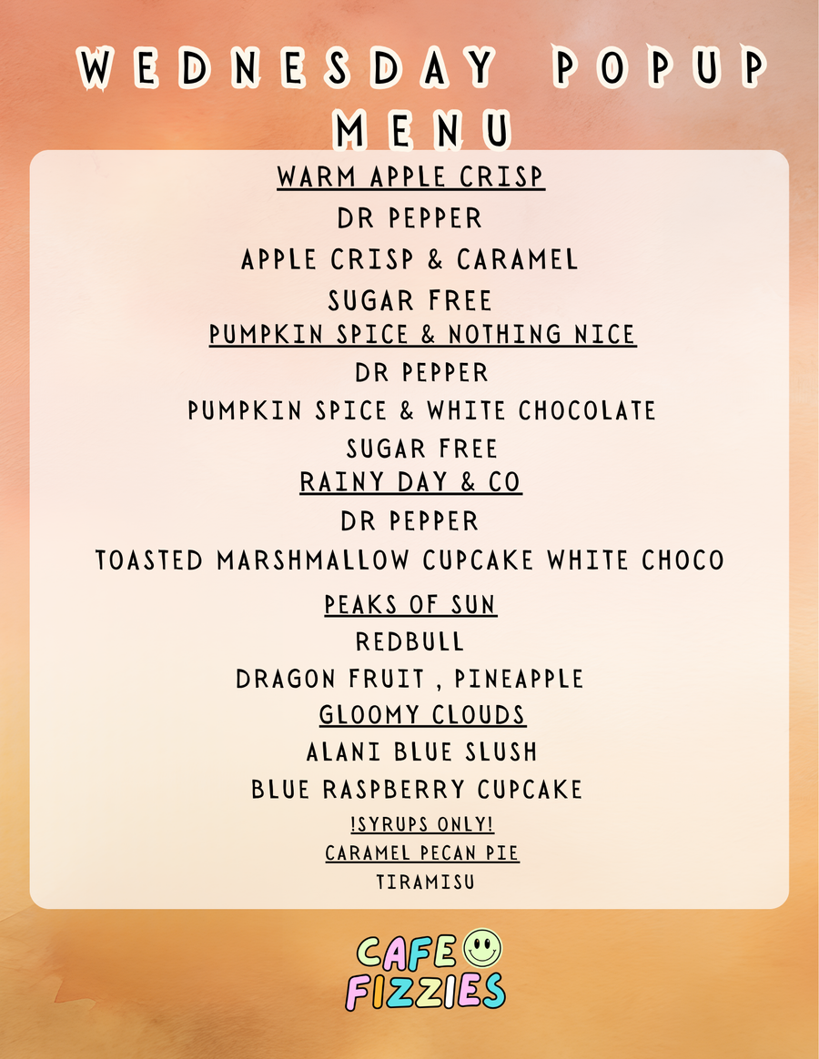 Wednesday Pop-Up