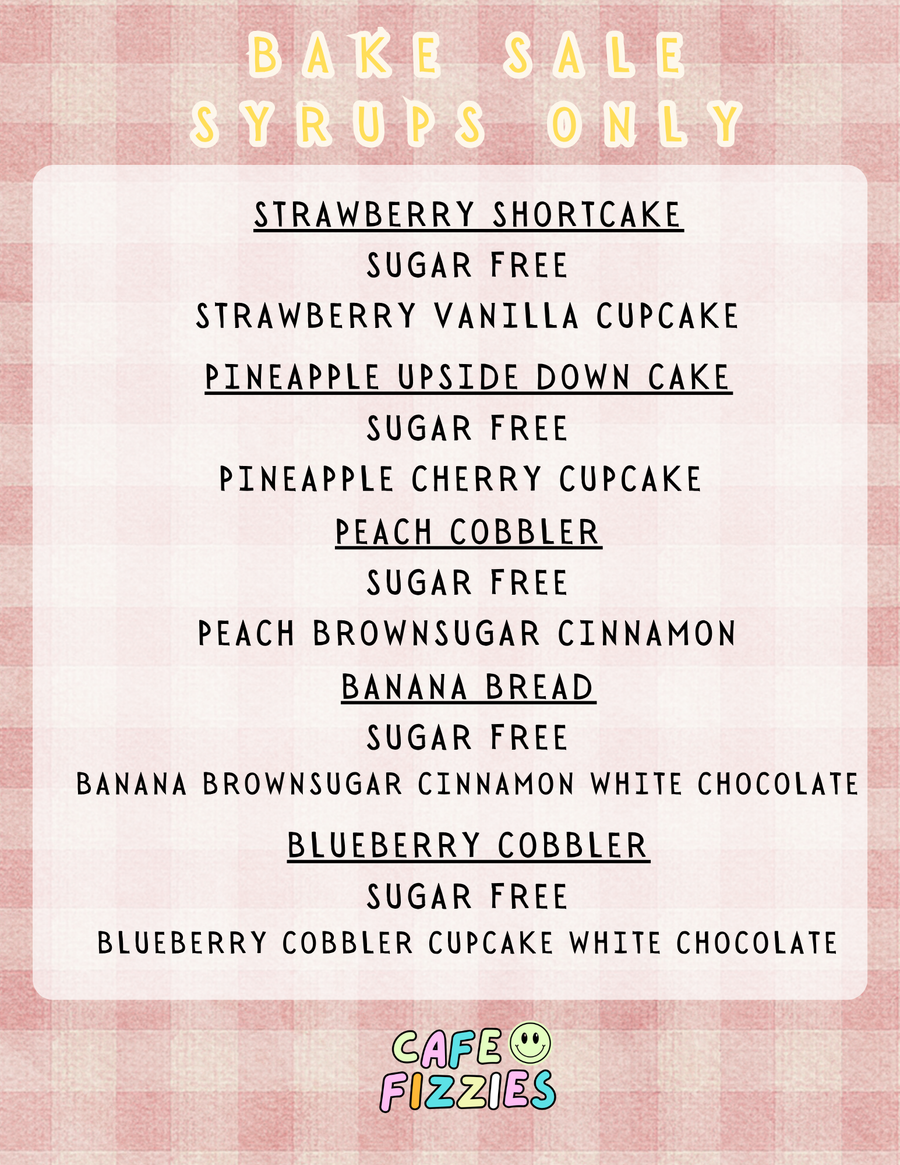 Bake Sale Syrups