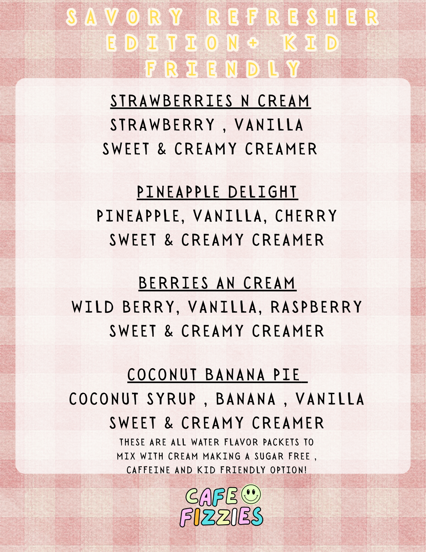 Savory Refreshers