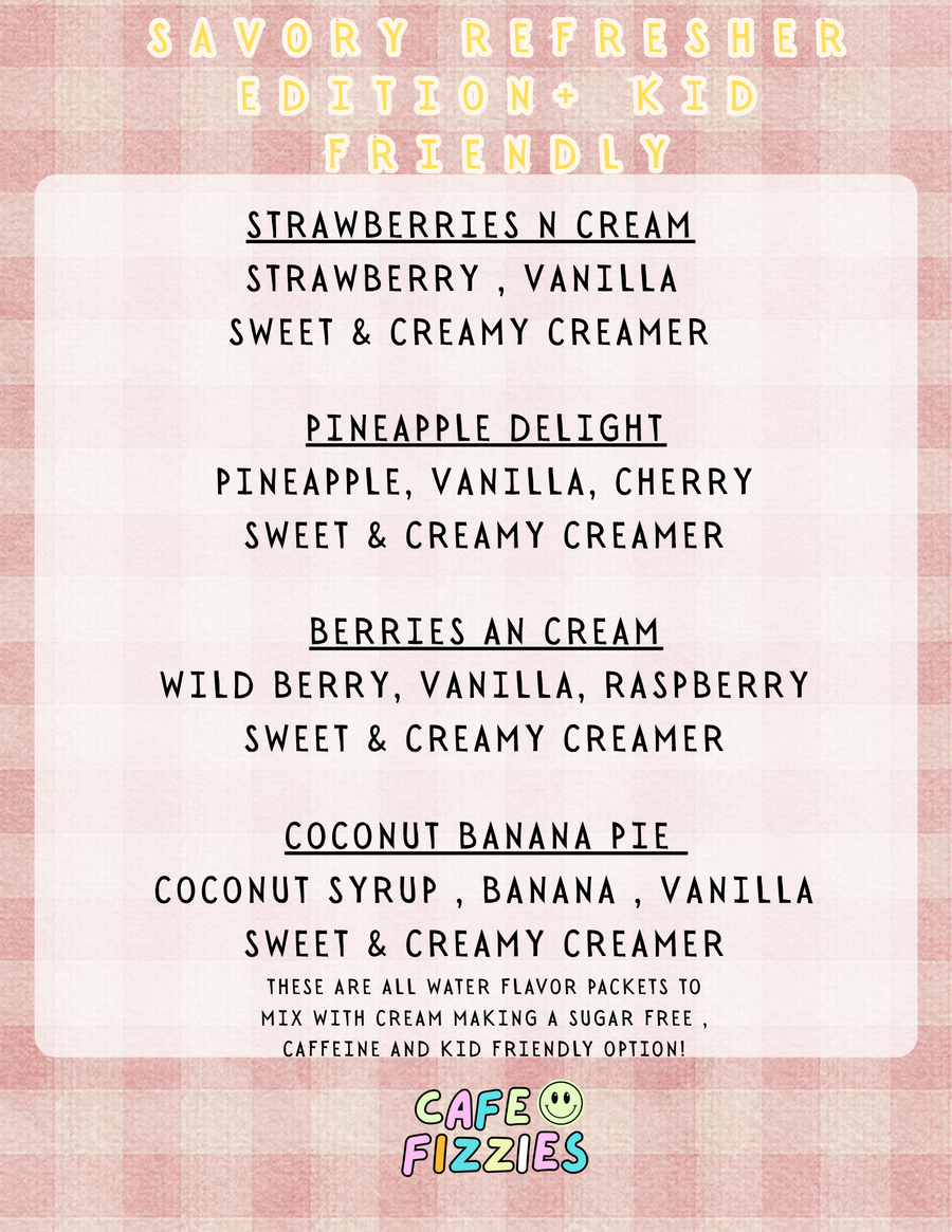 Savory Refreshers