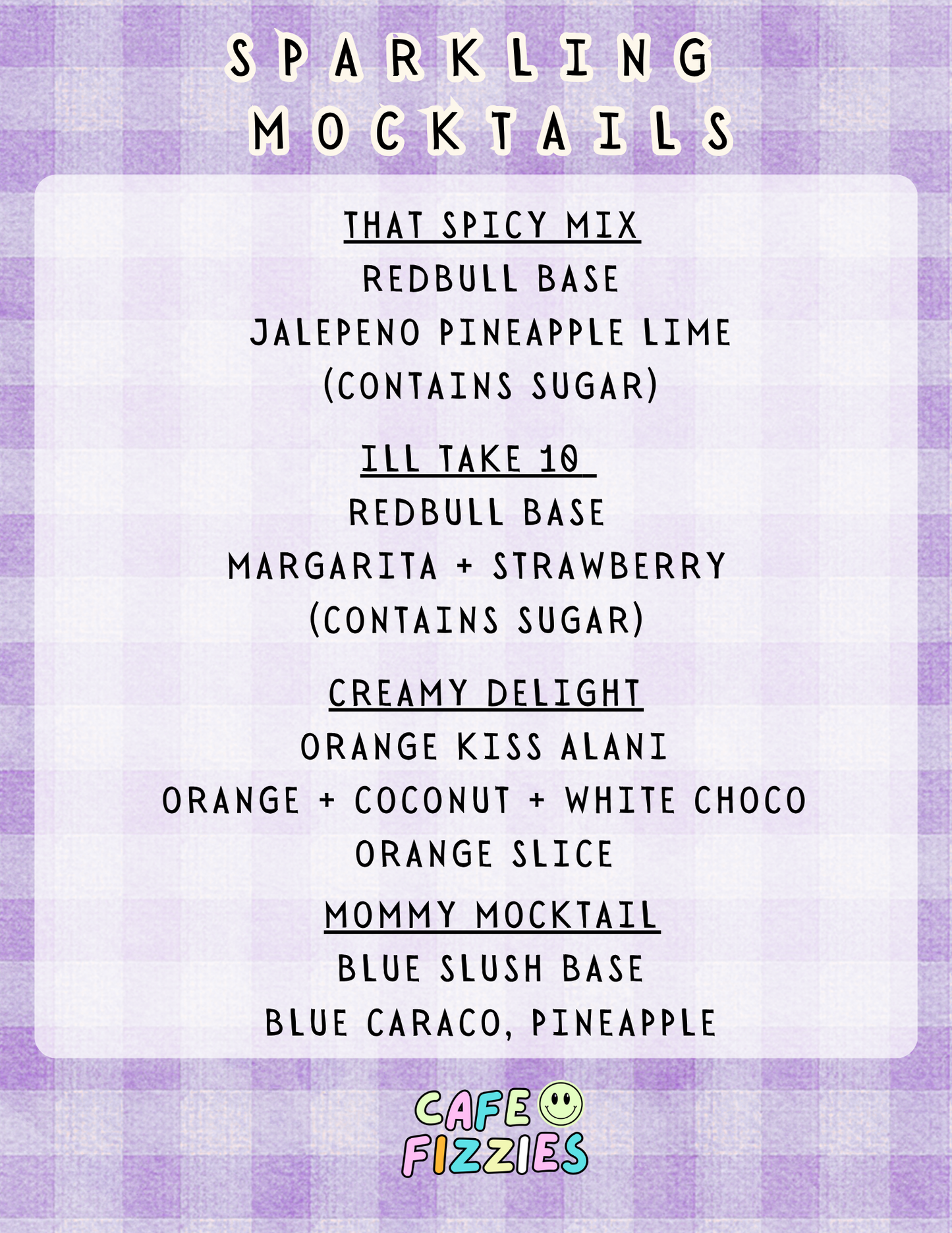 Sparkling Mocktails