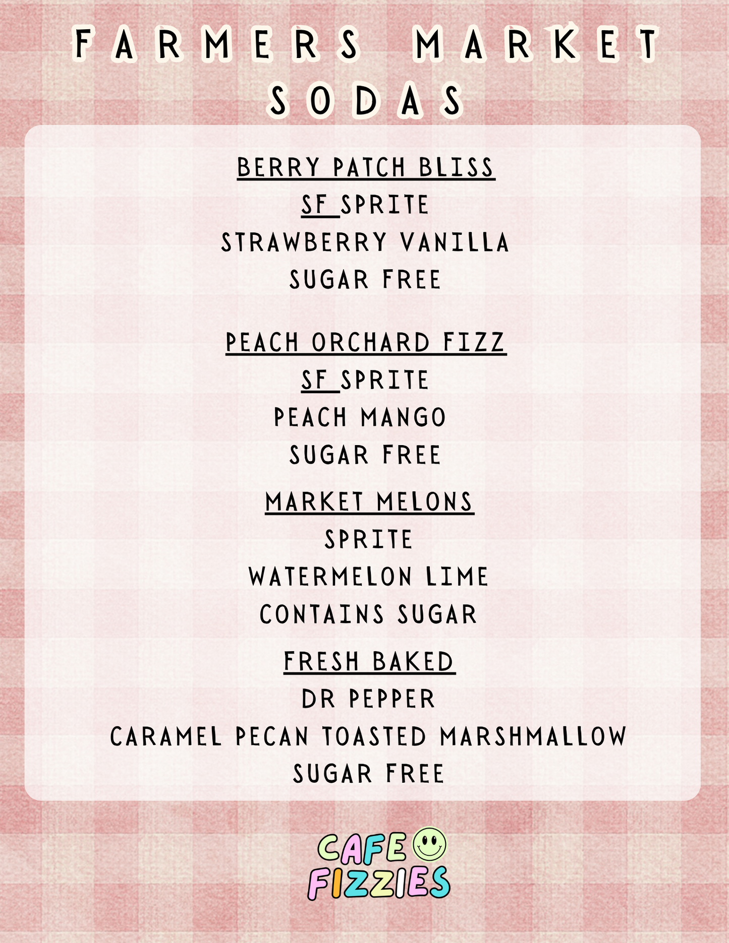 Farmers Market Sodas